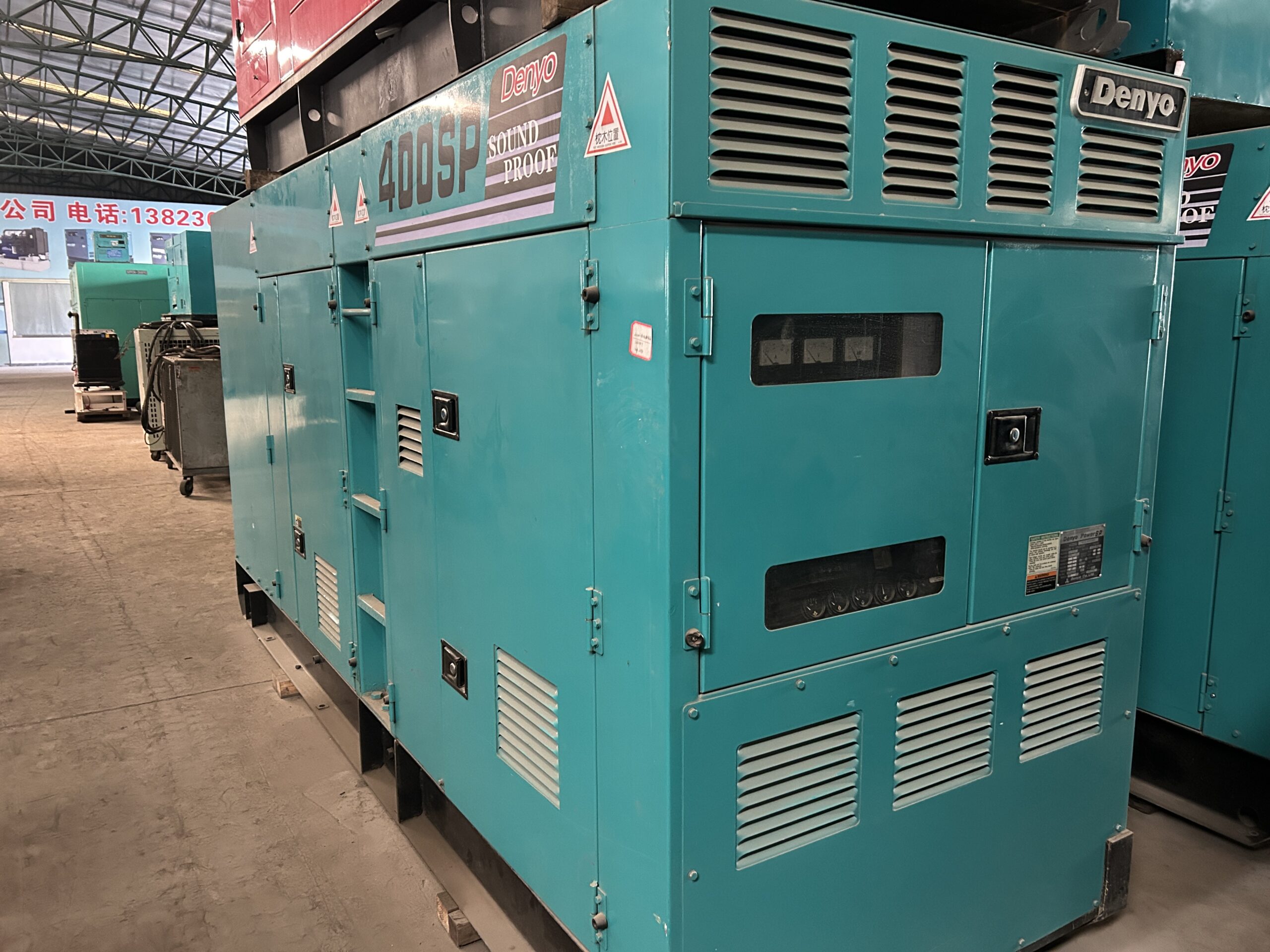 Used Denyo DCA-400SPK2 400kVA (320kW) Silent Diesel Generator – Warehouse Stock, Pre-Owned & Load Tested