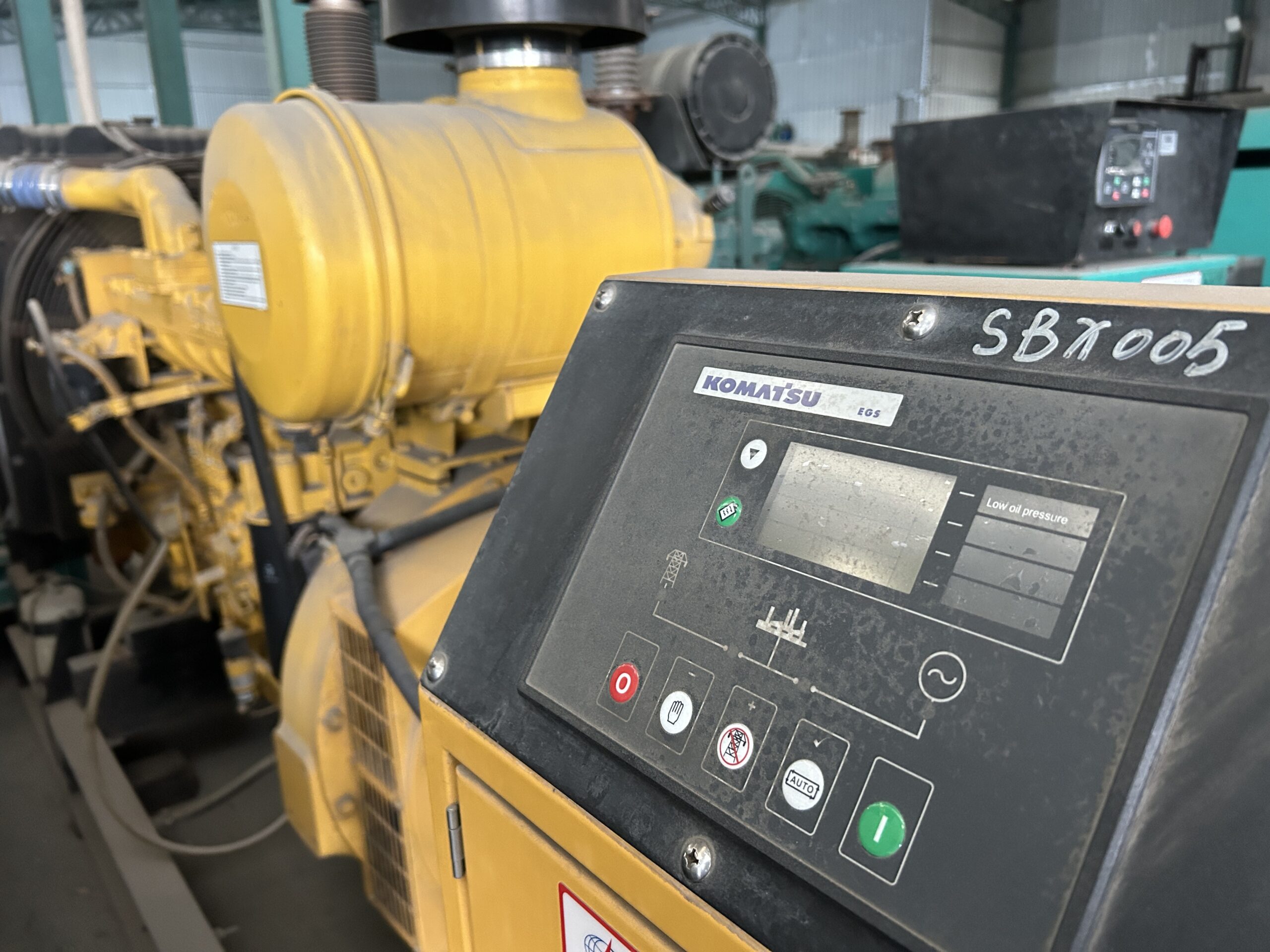 Used Komatsu EGS 380-6 308kW Diesel Generator with SAA6D125 Engine – In Stock