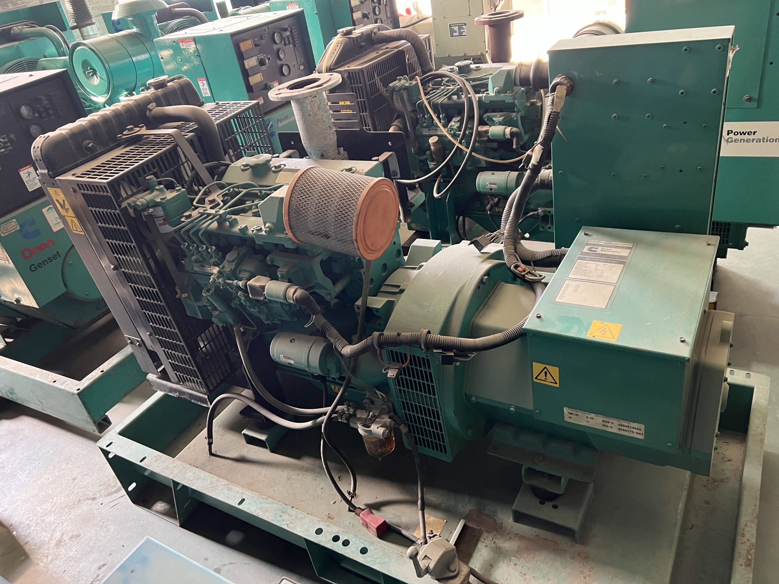 Used Cummins 6BT5.9-G2 85kW Diesel Generator – American Made, In Stock