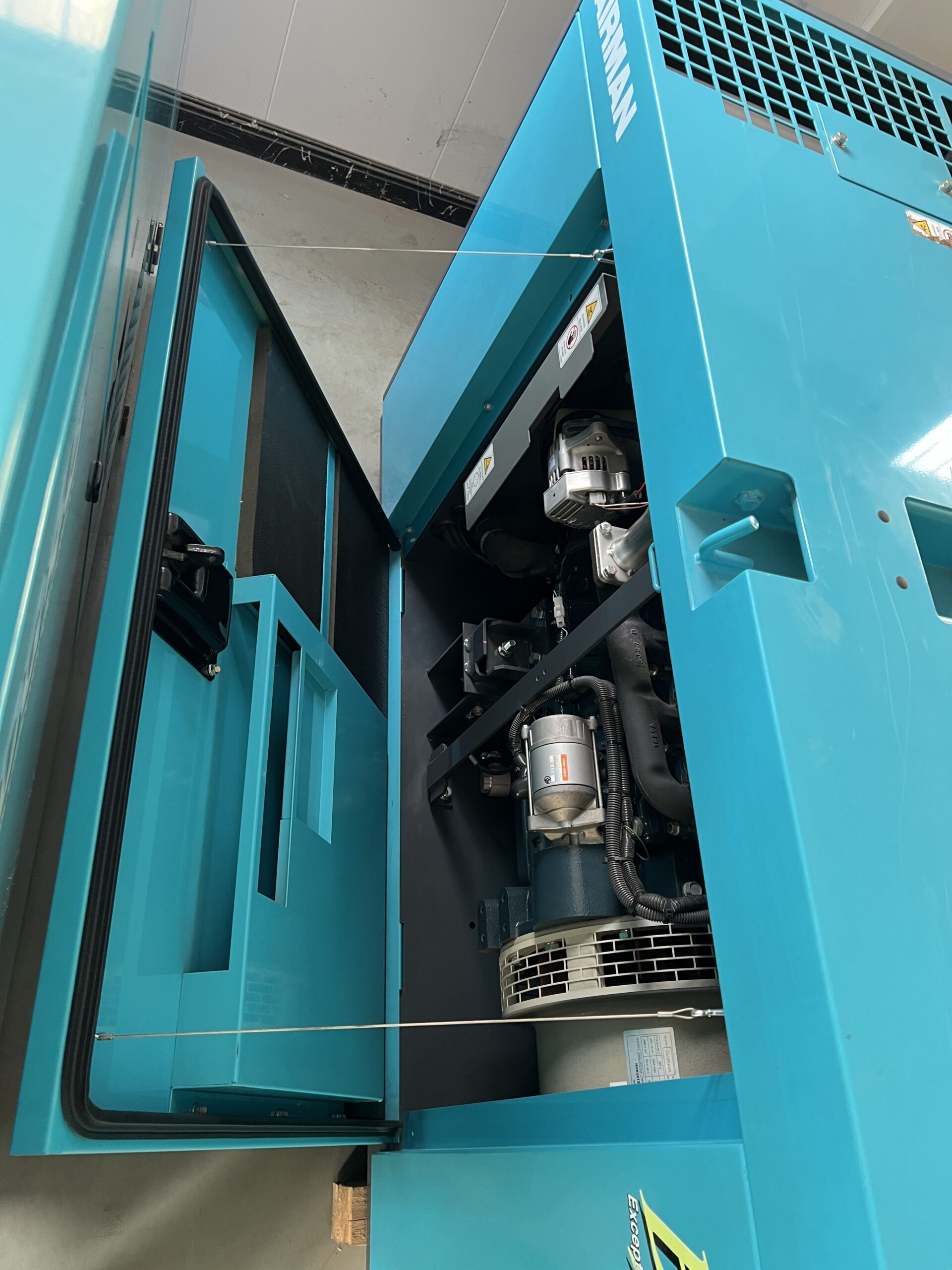 Used North Hokuetsu (Airman) 16kW Silent Canopy Diesel Generator with Kubota Engine – In Stock