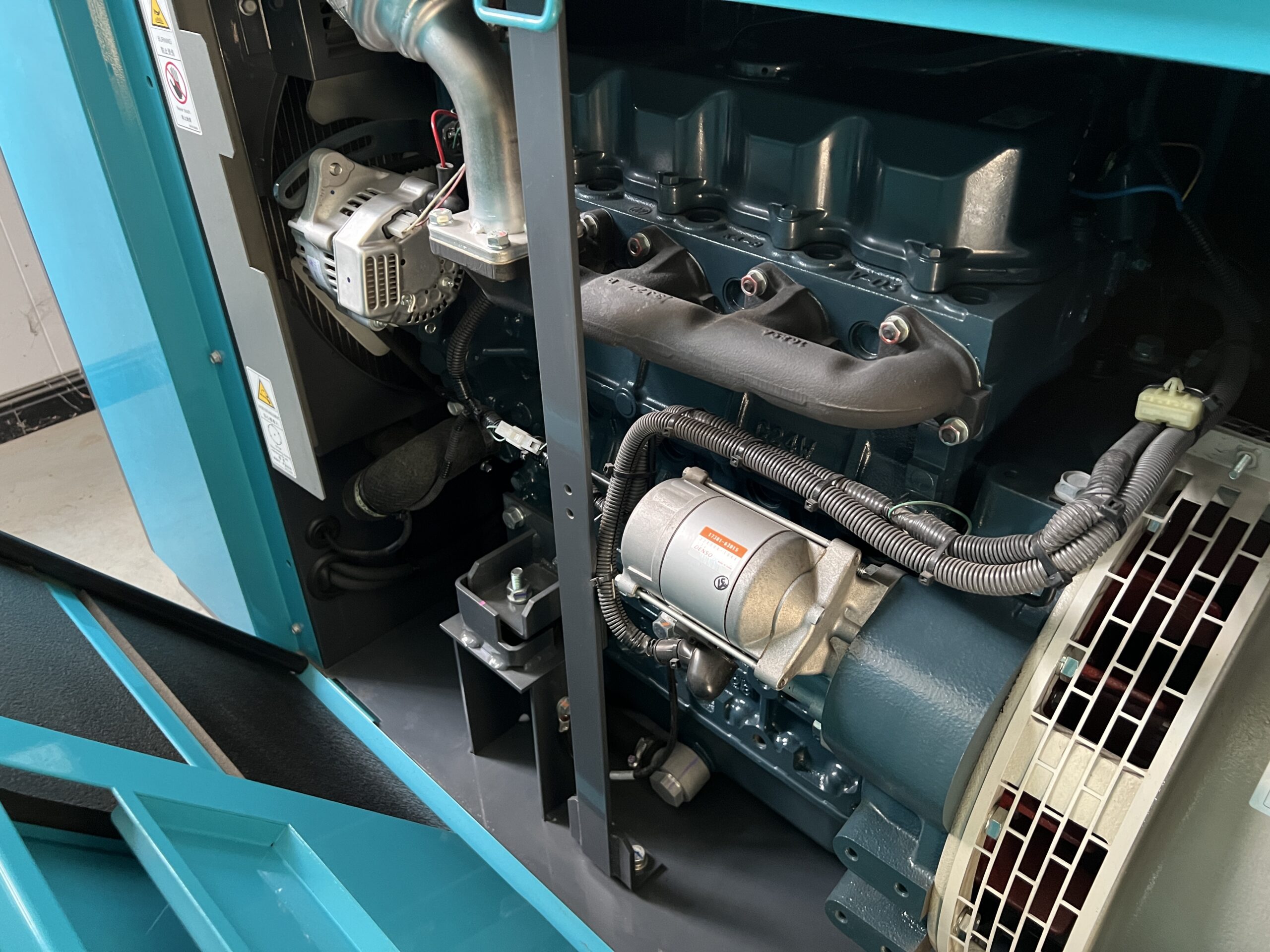 Used North Hokuetsu (Airman) 16kW Silent Canopy Diesel Generator with Kubota Engine – In Stock