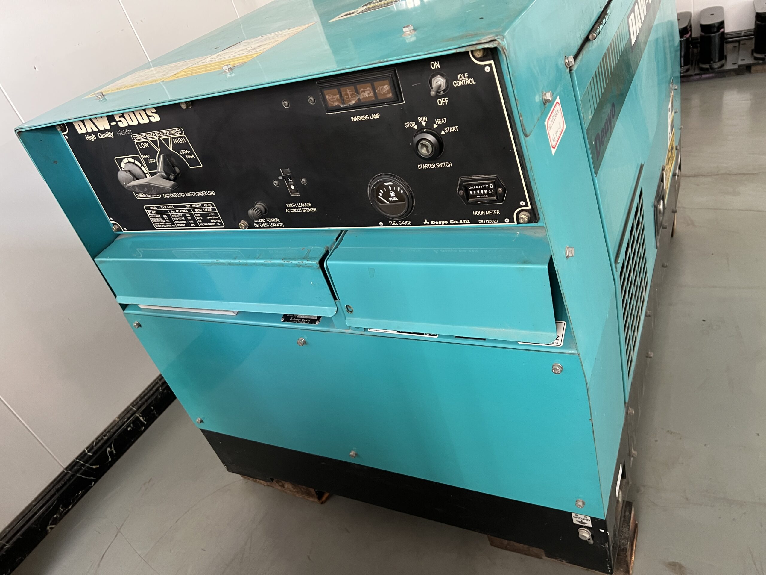 Used Denyo 25kW DAW-500S Diesel Welder Generator with Kubota Engine